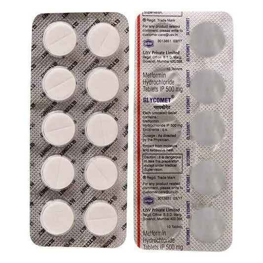 USV Ltd Glycomet - 10 Tablets