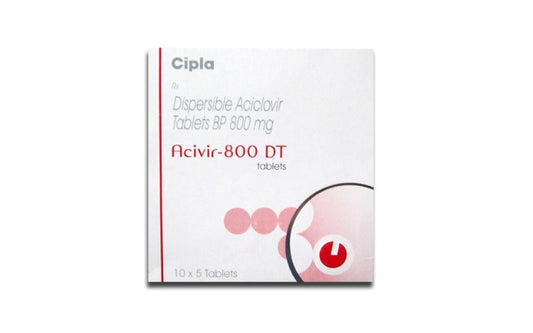 Acivir Dispersible tablets 800 mg(30 Tablets)