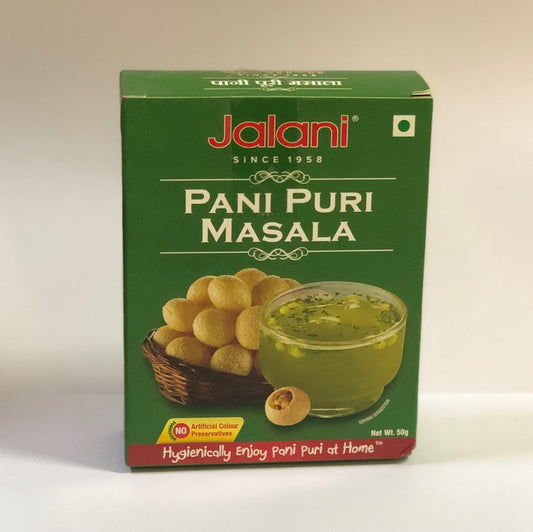 25x Jalani Pani Puri Masala Pack of 25 - 50g Box each