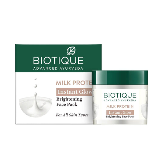 Biotique Milk Protein Instant Glow Brightening Face Pack