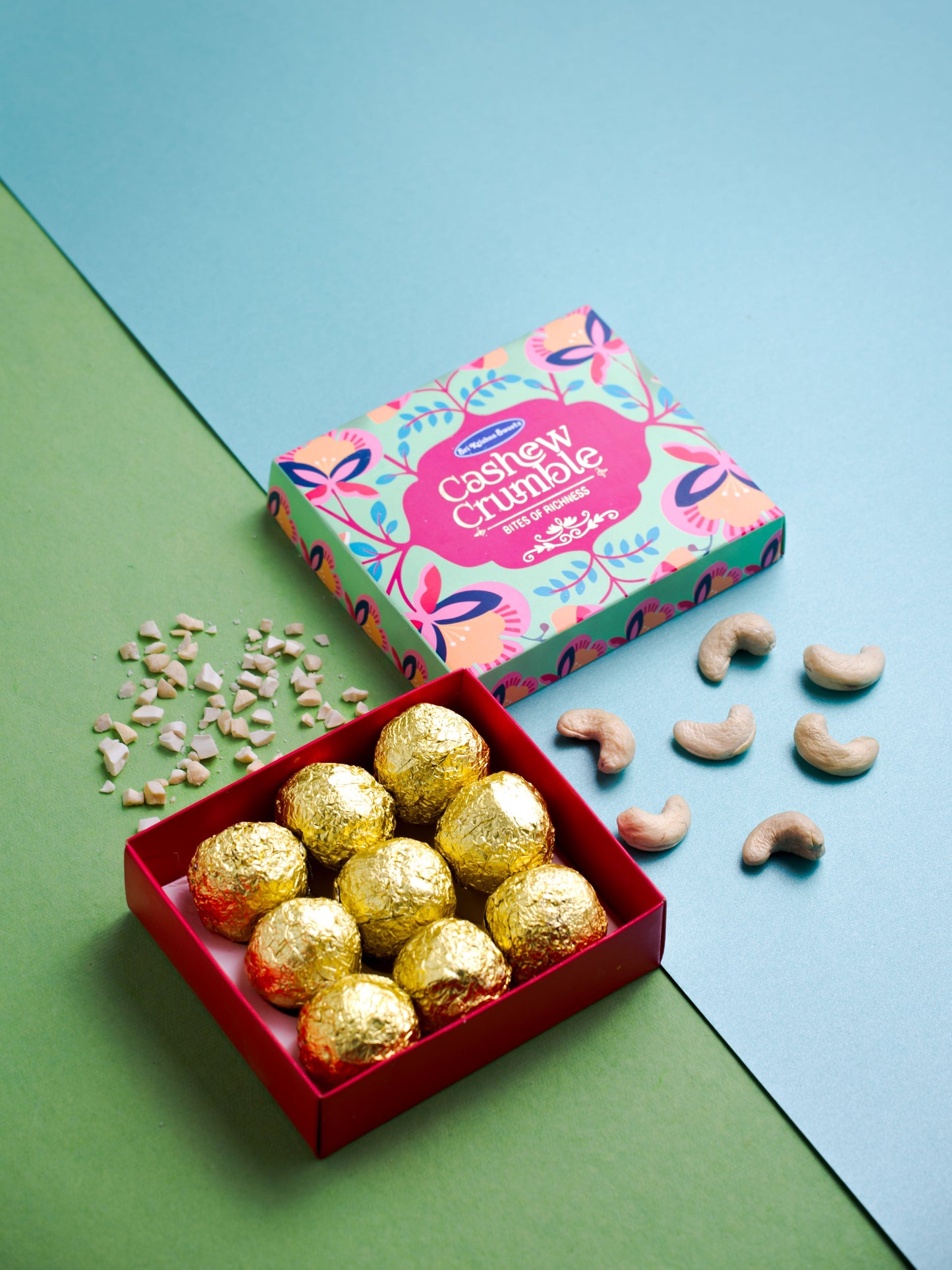 Sri Krishna Sweets Cashew Crumble - 9 pc