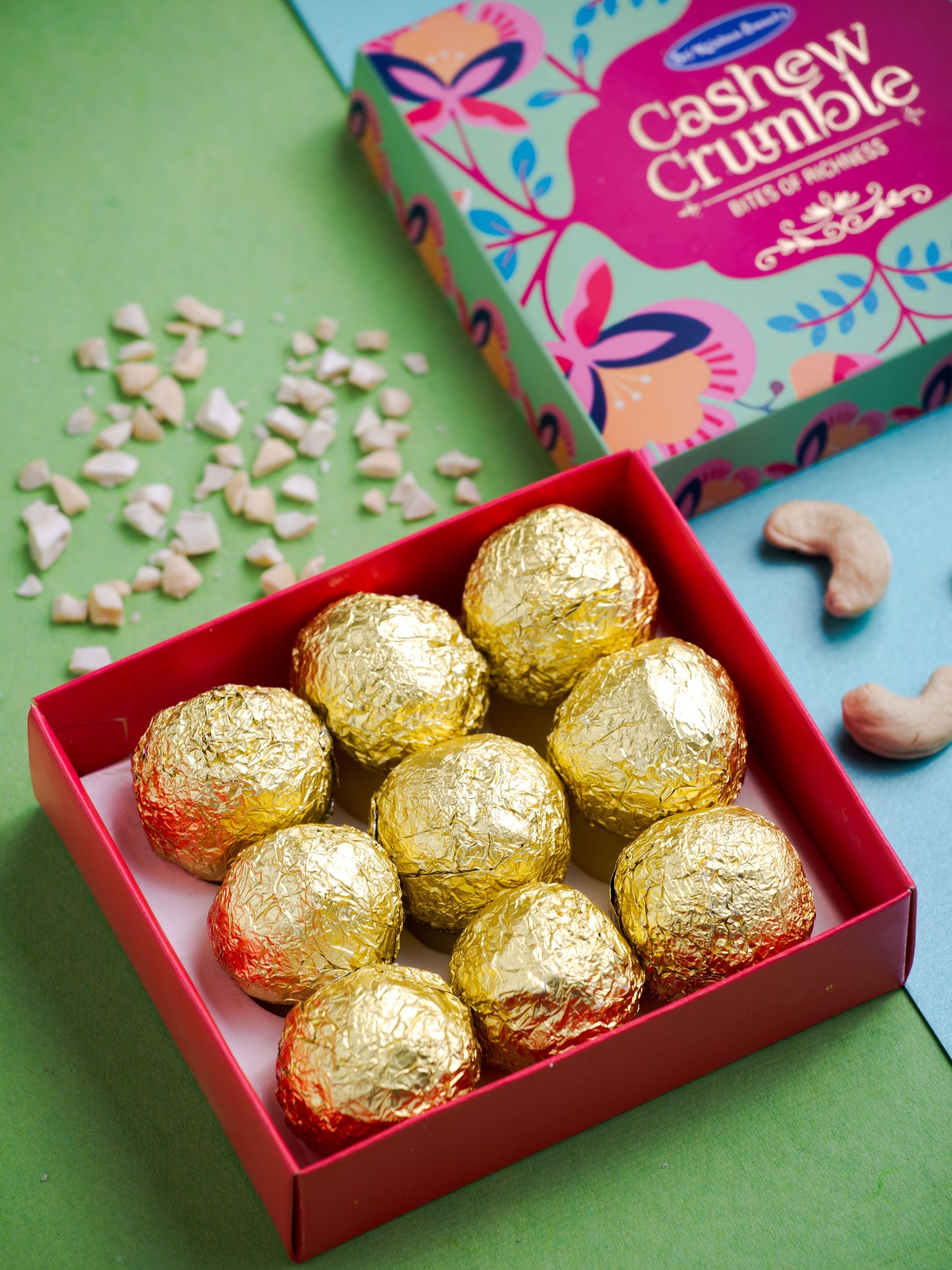 Sri Krishna Sweets Cashew Crumble - 9 pc