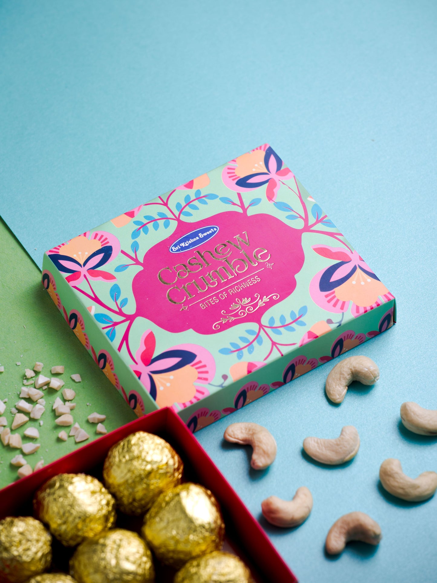 Sri Krishna Sweets Cashew Crumble - 9 pc