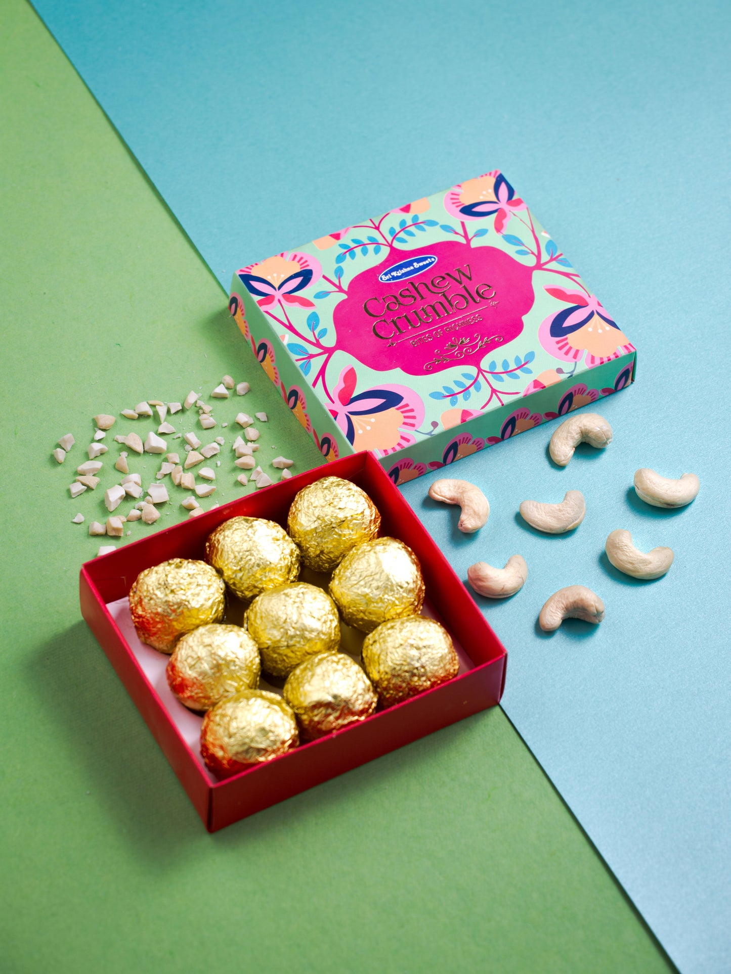 Sri Krishna Sweets Cashew Crumble - 9 pc