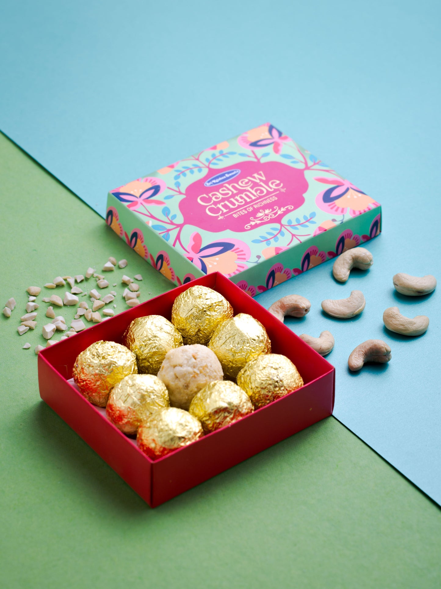 Sri Krishna Sweets Cashew Crumble - 9 pc