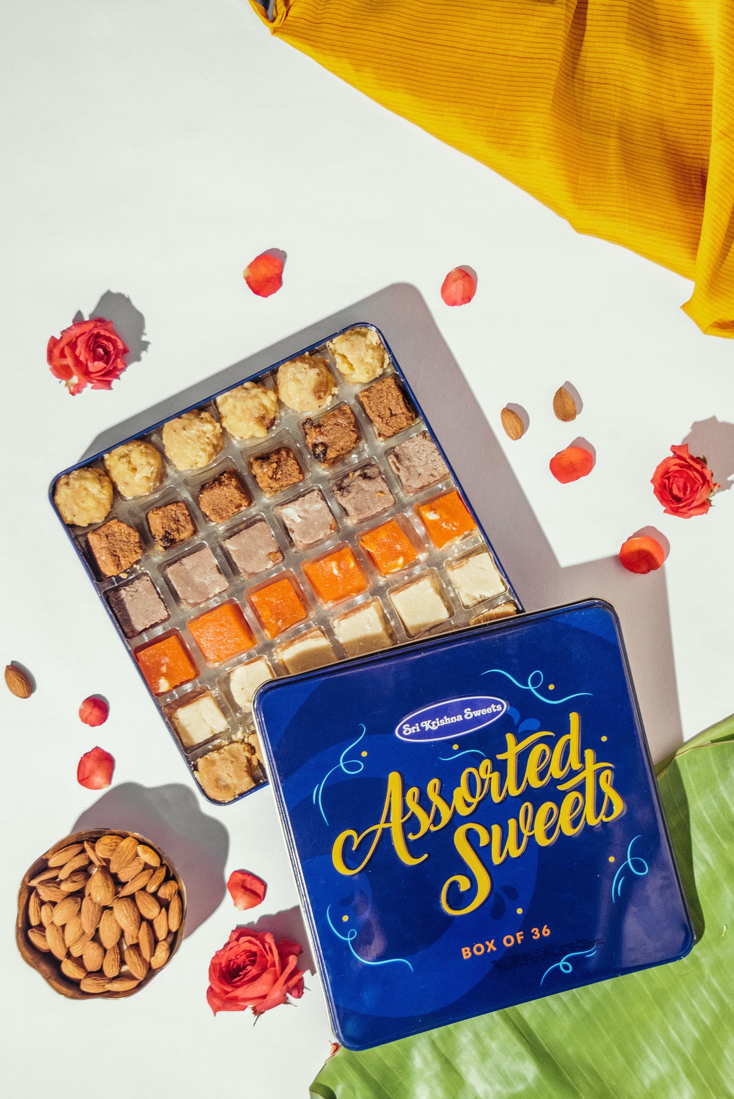 Sri Krishna Sweets Assorted Ghee Sweets 36 Tin