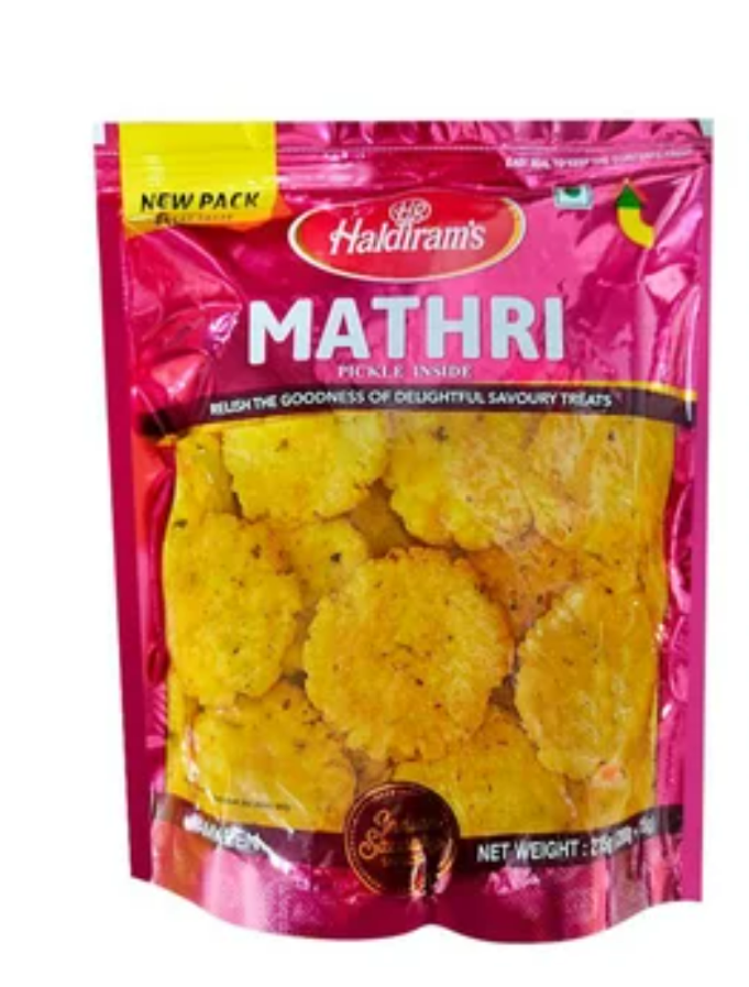 5x Haldiram's Mathri, Pack of 5 (200g each)