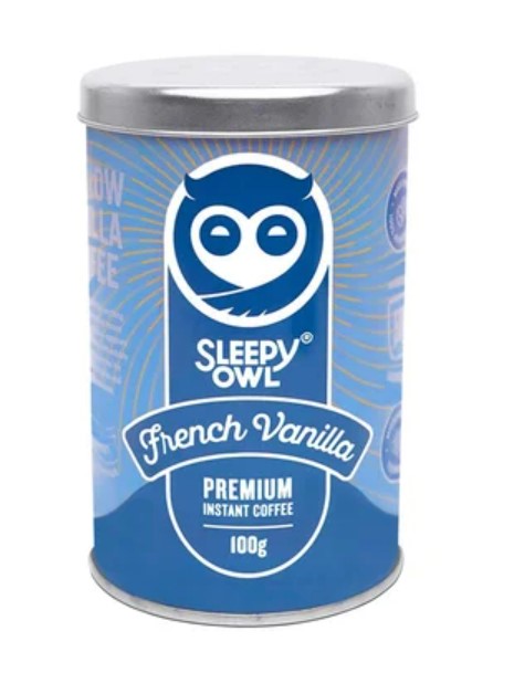 Sleepy Owl French Vanilla Premium Instant Coffee - 100GM