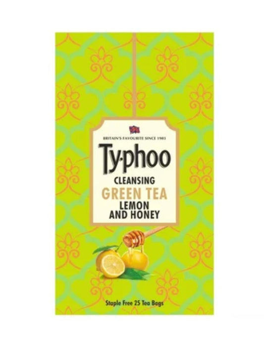 Typhoo Lemon And Honey Green Tea Bags - 25 Units