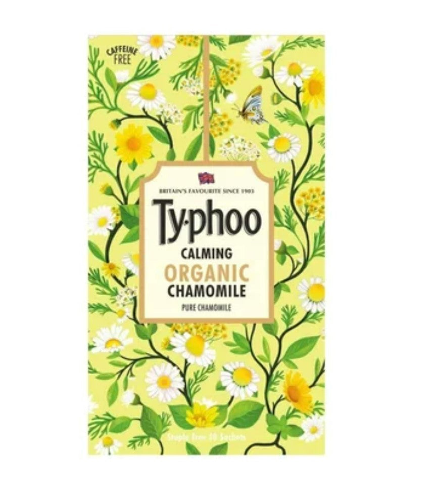 Typhoo Pure Chamomile Organic Tea Bags - 20 Units