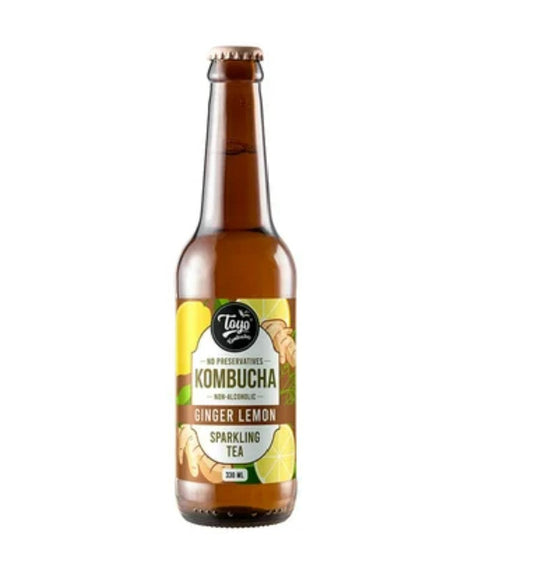 Toyo Kombucha Non-Alcoholic Sparkling Tea (Ginger Lemon) - 330L