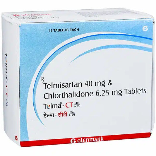 Telma-CT 40/6.25 - 15 Tablets