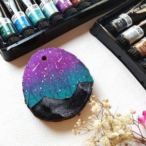 Brustro Artists Metallic Acrylic Set of 24x12ml with Black Paper A5 (40 Sheets)