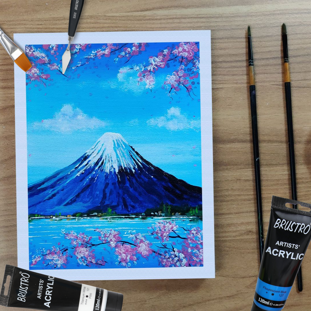 Brustro Artists' Acrylic 120ml Alizarin Crimson