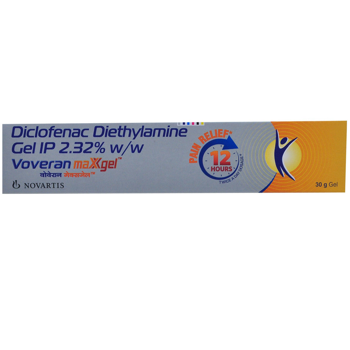 2x Diclofenac 2.32 %W/W Voveran Max Gel  30 gm - Pack of 2