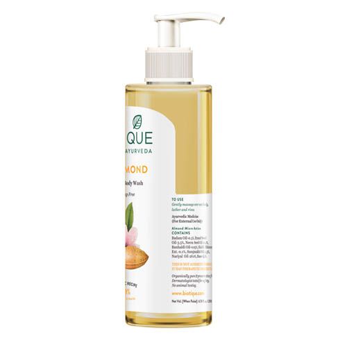 Biotique Almond Oil Ultra Rich Body Wash, Botanical Extracts - 200 ml