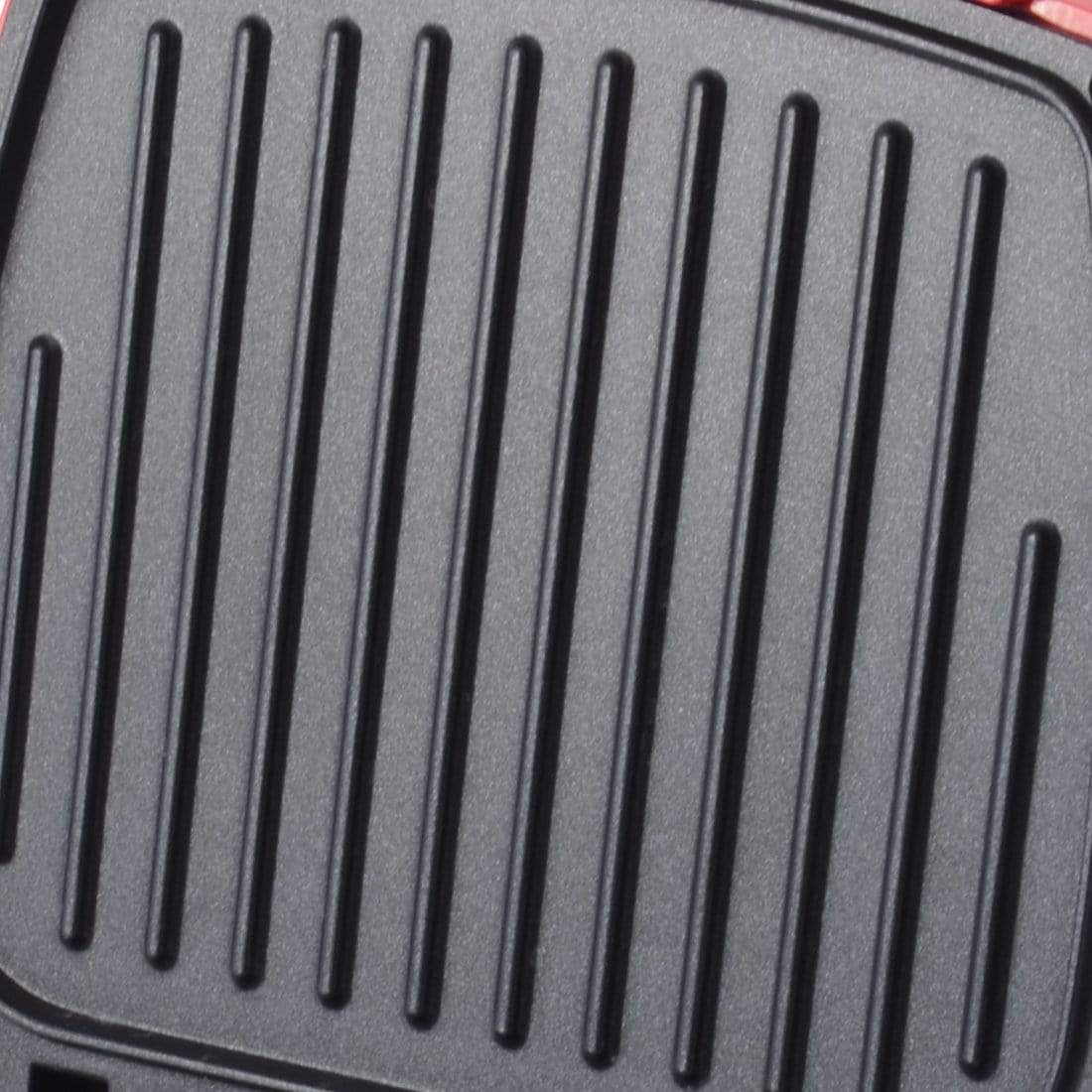 Sanjeev Kapoor Tandoor Burger And Grill Master, Non-stick Grilling Plates, Die-cast Aluminium, Transparent Bun Warmer, 1 Year Warranty