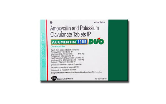 Augmentin 1000mg (30 Tablets)