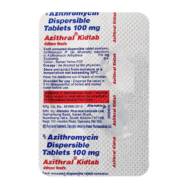 Azithral KidTab - 5 tablets