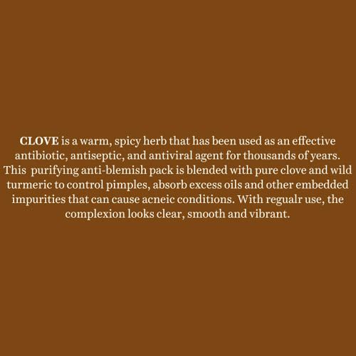 Biotique Bio Clove Purifying Anti- Blemish Face Pack - 75 gms