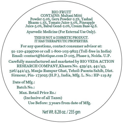 Biotique Fruit Brightening Depigmentation & Tan Removal Face Pack