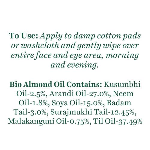 Biotique Bio Almond Oil Deep Cleanse Purifying Cleansing Oil Face & Eye Makeup Remover - 120 ml