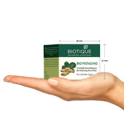 Biotique Pistachio Anti-Ageing Nourishing Face Pack, for All Skin Types