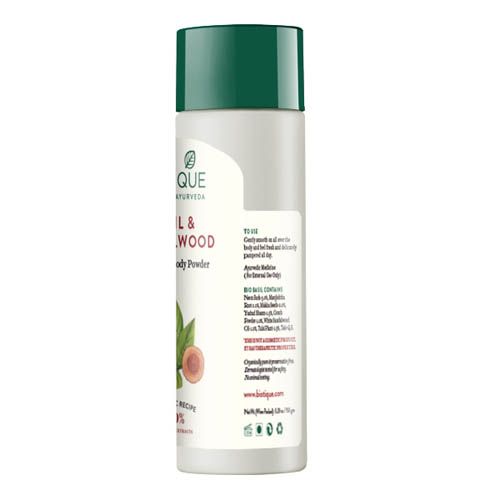 Biotique Bio Basil and Sandalwood Refreshing Body Powder - 150 gm