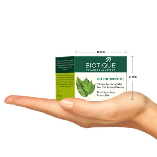 Biotique Chlorophyll Pimple Control Oil Free Anti Acne Gel - 50 gms