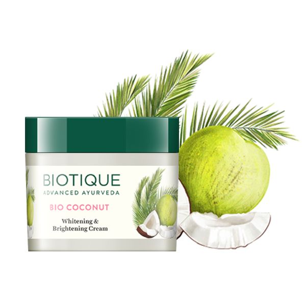 Biotique Coconut Brightening Instant Glow Cream for All Skin Types