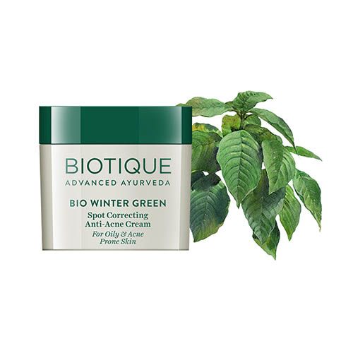 Biotique Winter Green Acne Control Spot Correcting Cream - 15 gms
