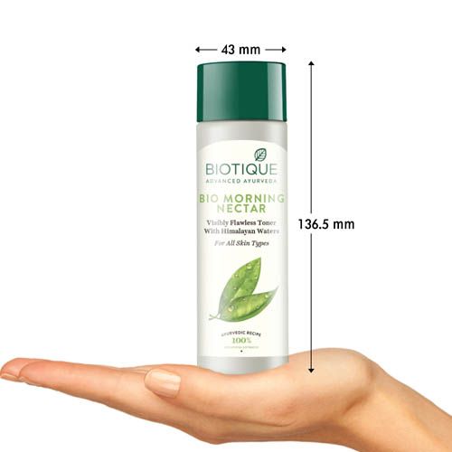 Biotique Morning Nectar - Pore Tightening Purifying Toner, For Visibly Flawless Skin - 120 ml