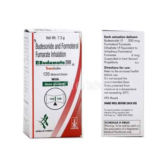 Budamate 200 Transhaler - 120 MDI