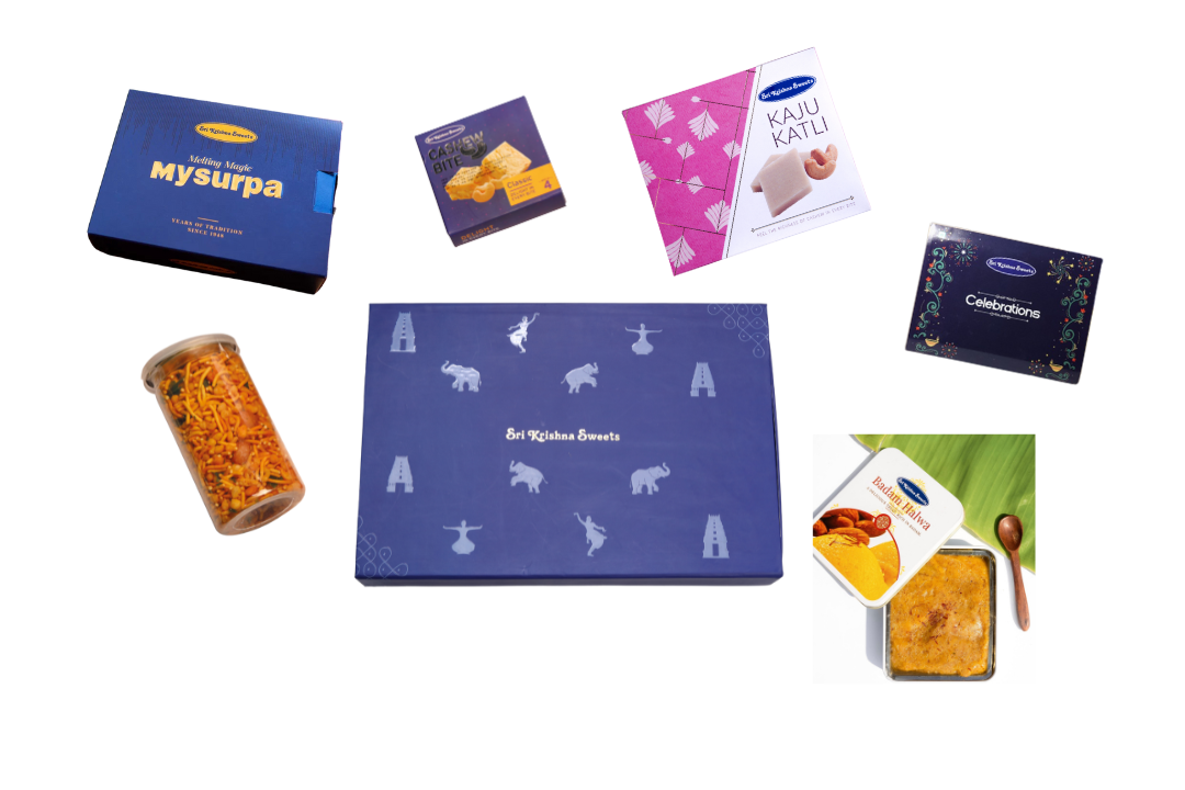Sri Krishna Sweets Diamond Gift Box