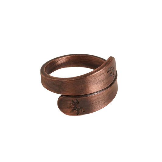 Surya Chandra Copper Ring
