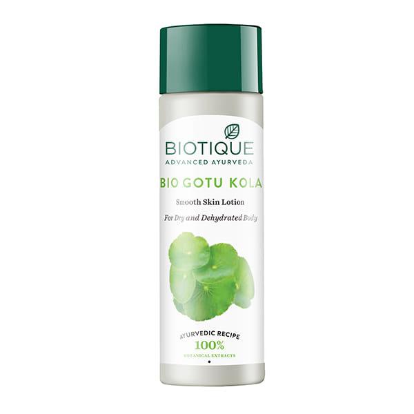 Biotique Bio Gotu Kola Smooth Skin Lotion for Dry and Dehydrated Body,  120ml