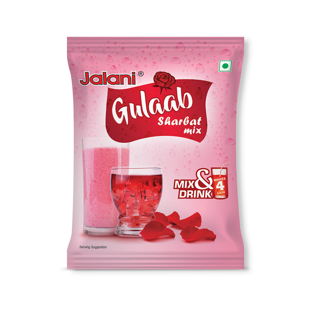 8x Jalani Gulaab Sharbat Mix - Pack of 8 (100g each)