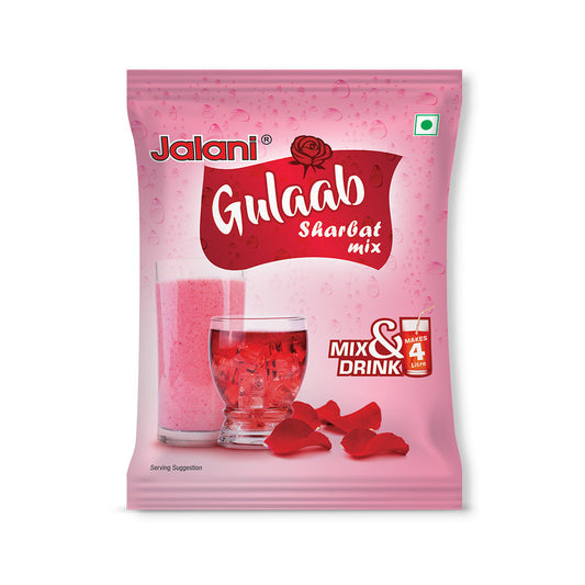 8x Jalani Gulaab Sharbat Mix - Pack of 8 (100g each)