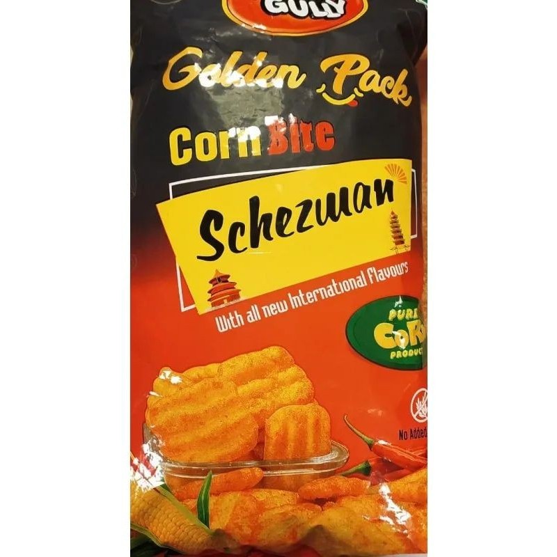 20x Hully Gully- Corn Bite Schezwan Chips - Pack of 20 (110g each)