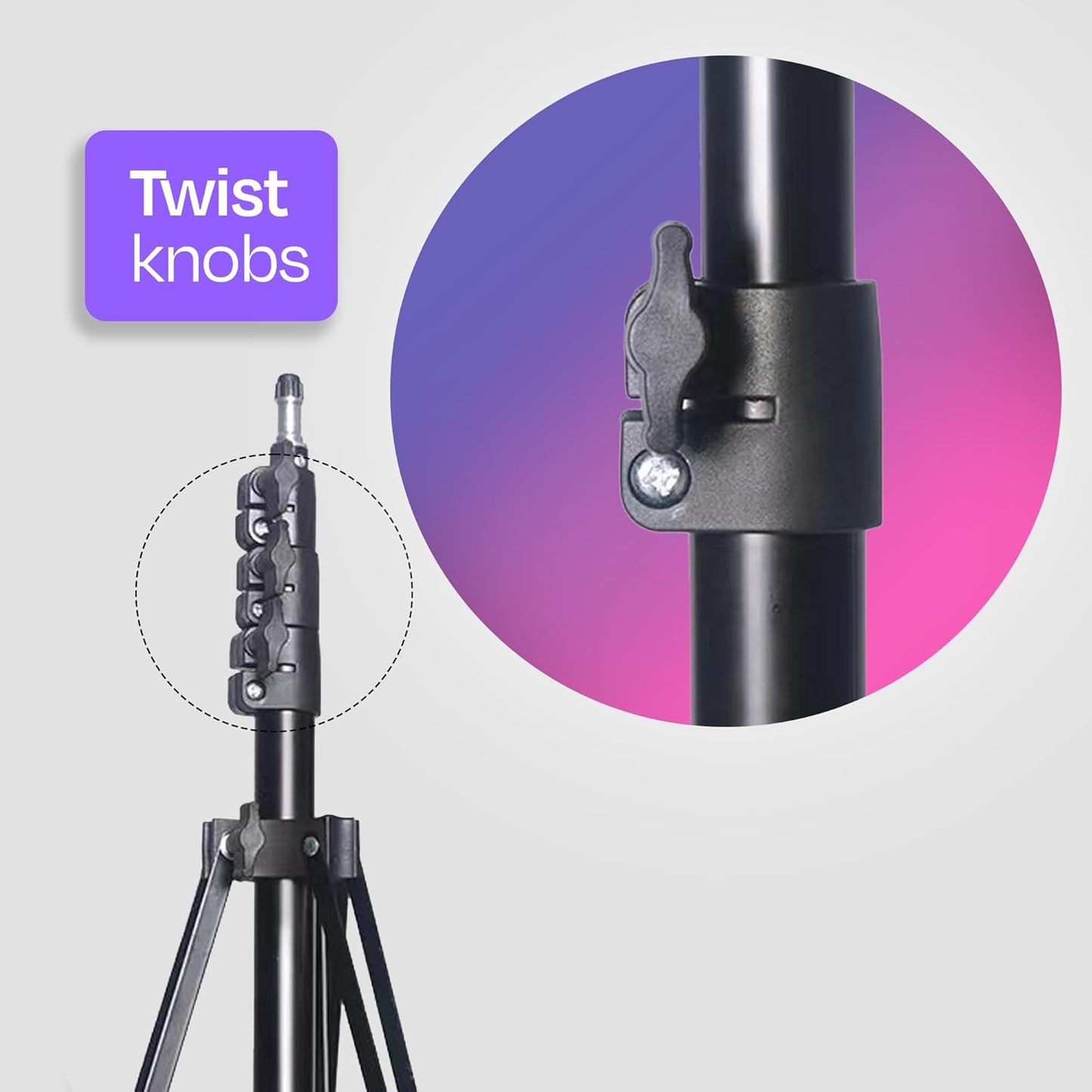 STAYble 1.9 meter Premium Tripod Stand