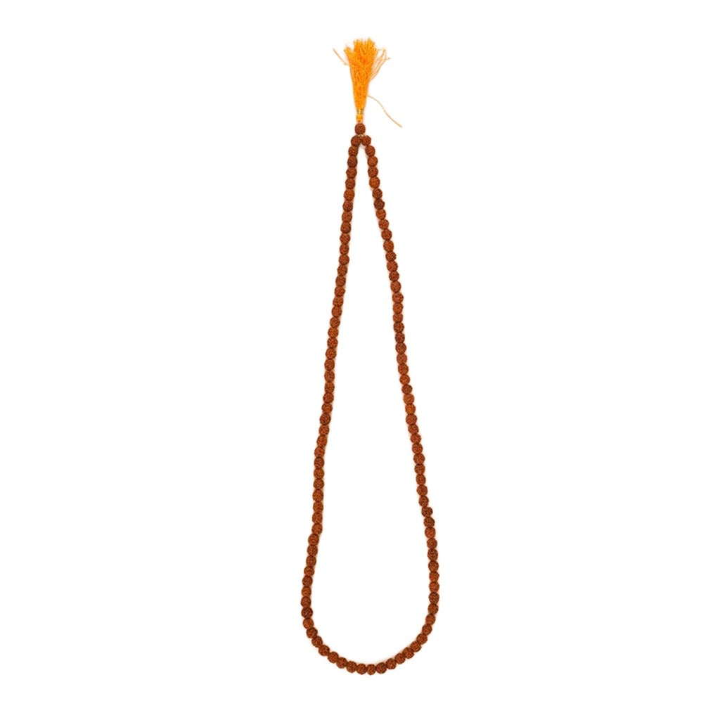 Authentic Isha Panchamukhi (five-faced) Rudraksha Mala. Consecrated at Dhyanalinga. Your cocoon of energy (7.5 mm)