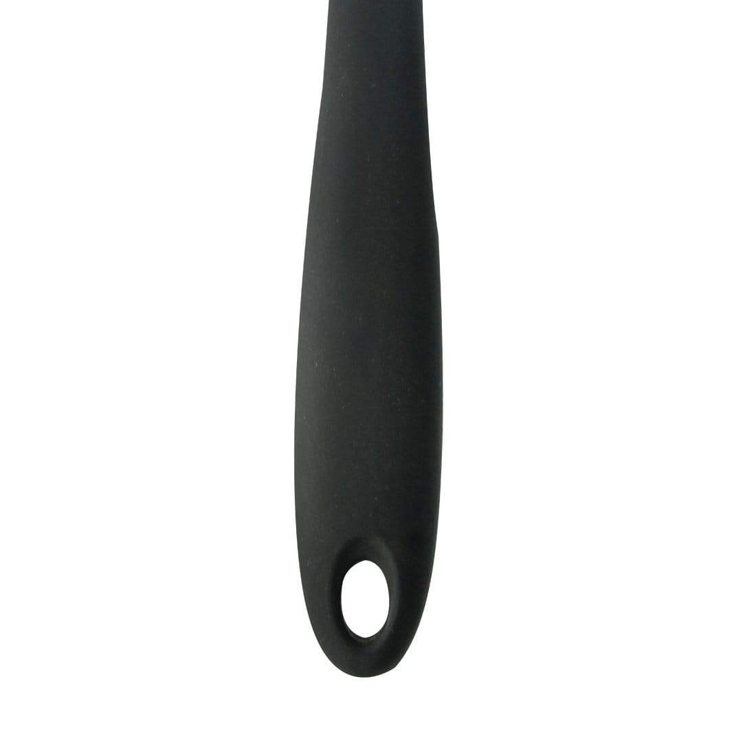 Waterstone Premium Food-Grade Silicone Brush, Black, Stainless Steel Core, High Holding Capacity for all kinds of Sauces, Glazes, Butter, Oils and Marinades, Smooth and Even Coverage, Basting Brush for BBQ/Grilling, Tandoor, Cooking, Baking