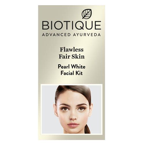Biotique Pearl White Flawless Glowing Skin Facial Kit - 65 gms