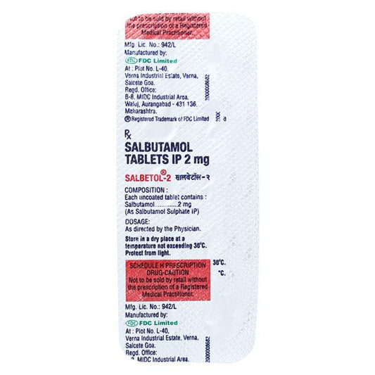 Salbetol 2 - 10 Tablets