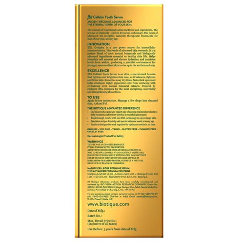 Biotique Bxl Cellular Youth Serum - 30 ml