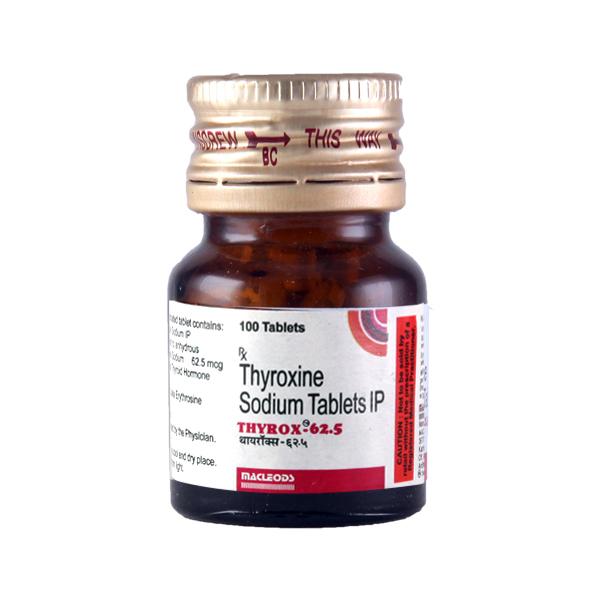 Thyrox 62.5 - 100 tablets